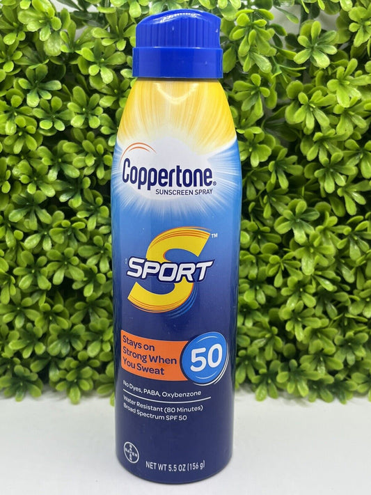 Coppertone SPORT Continuous Broad Spectrum SPF 50 Sunscreen Spray 5.5 Oz